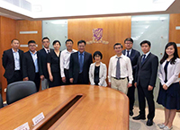 A group photo of CUHK's members and BNU's delegation